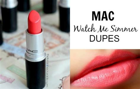 mac watch me simmer dupe|mac makeup dupe.